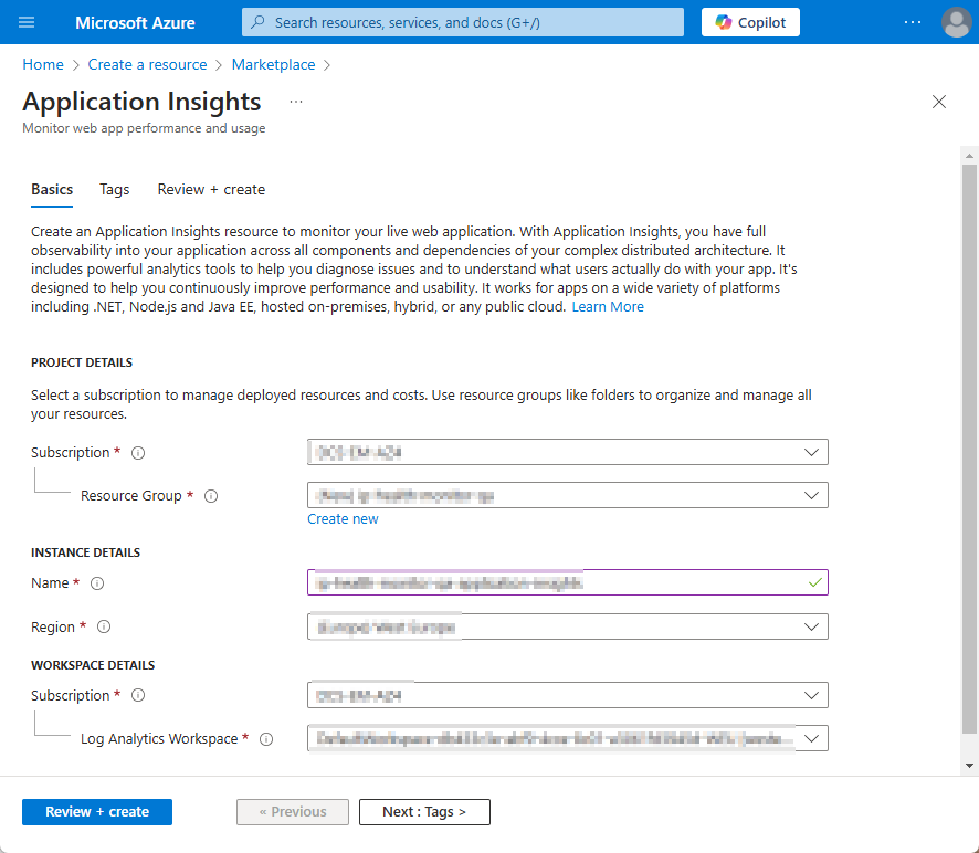 create-application-insights-instance